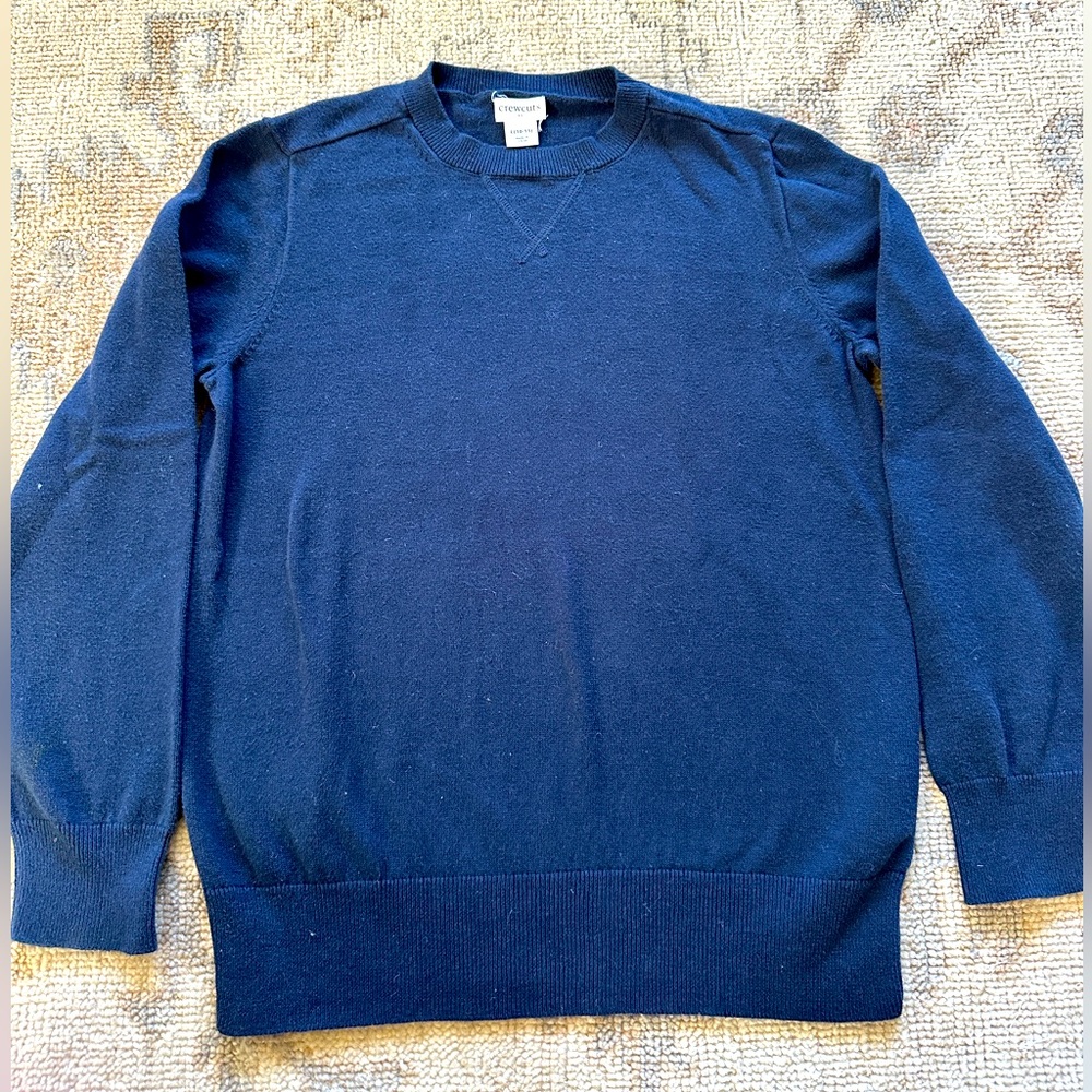 J Crew Boys Navy sweater size 10/12